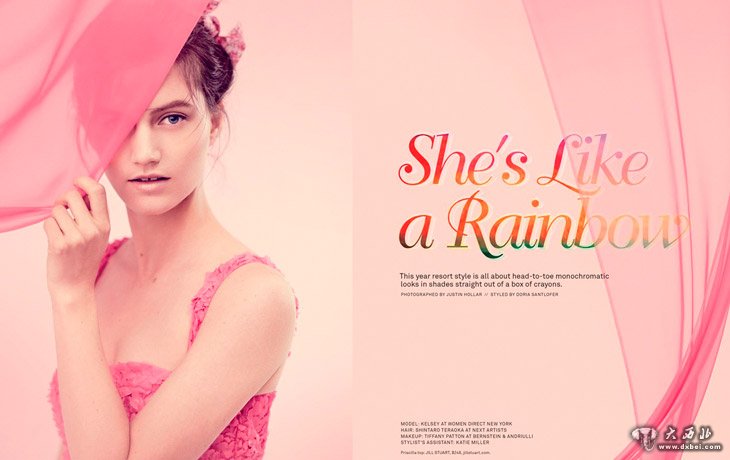 凯尔西清纯形象拍摄最新写真