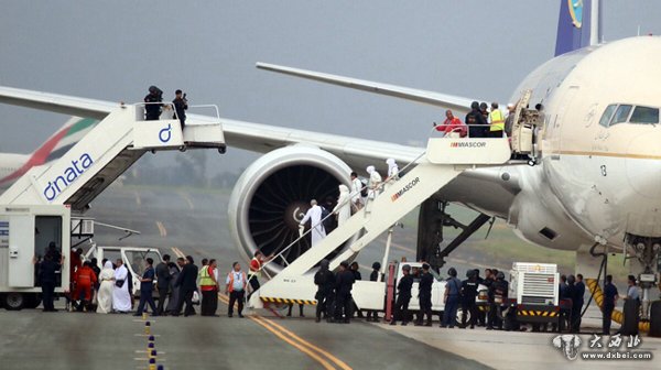 沙特航空航班“遭劫机”降落菲律宾系假警报