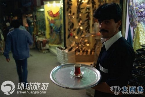 伊斯坦布尔大集市的茶叶 伊斯坦布尔大集市的茶叶