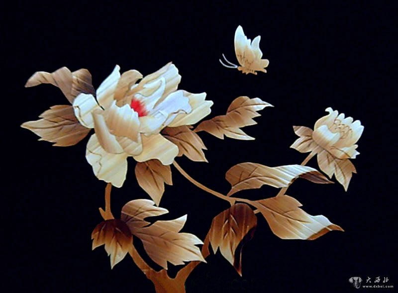 芦苇工艺画