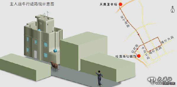乌鲁木齐市安宁渠天鹰屠宰场待宰公牛夺路而逃狂奔八公里 乌鲁木齐市安宁渠天鹰屠宰场待宰公牛夺路而逃狂奔八公里